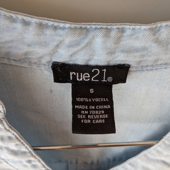 Rue21 Light Denim Dress Size S - Picture 7 of 10